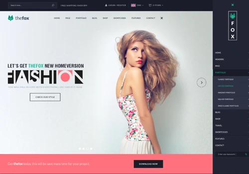Fashion brand e-commerce website