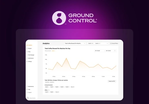 Ground Control Coffee - SaaS app(React, AWS, IoT)