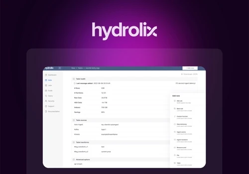 Hydrolix - elastic cloud data platform