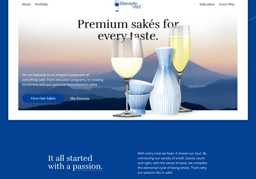 Blue Note Sake