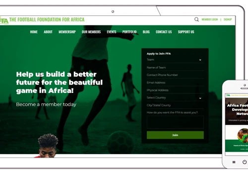Website Design, Membership Management System