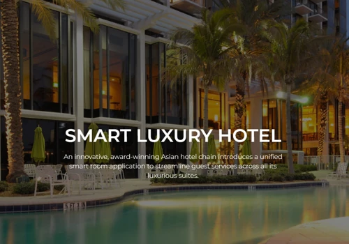 Smart Luxury Hotel - Web & Mobile App Development