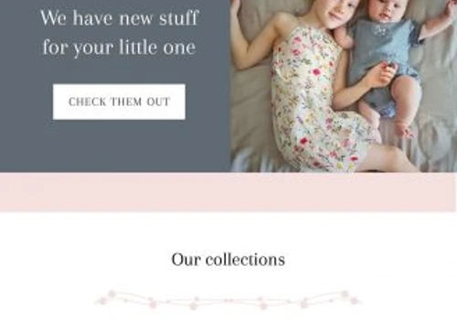 Email Template Design for Childrens Apparel Brand