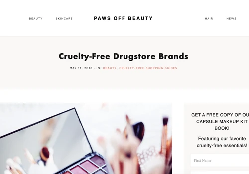 Quick fixes to a beauty blog
