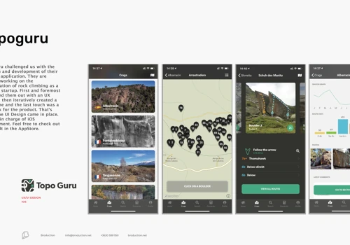 TopoGuru - Mobile App Development and UX/UI Design