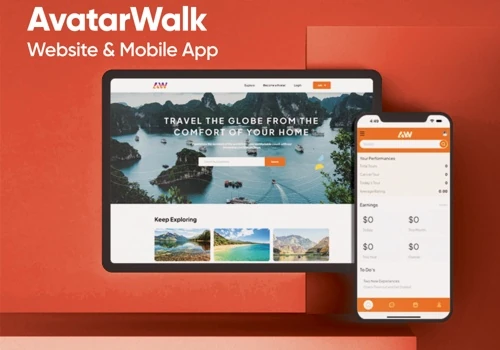 Avatar Walk - Web & Mobile App