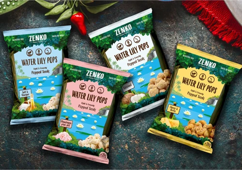ZENKO HEALTHY SNACKS PACKAGING & WEBSITE DESIGN
