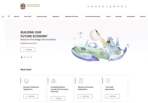 Ministry of Economy - Website Development
