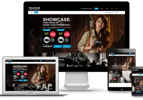 FUJIFILM Mirrorless Campaign & Website