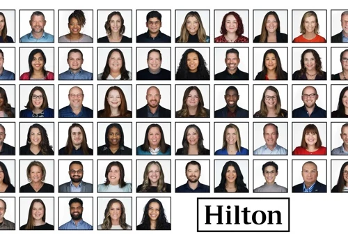Headshots, groups and event photography for Hilton