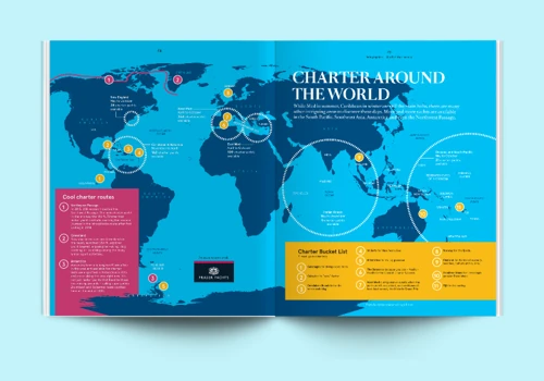 ShowBoats Charter Around the World infographic
