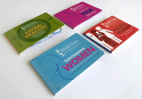 Women’s Breast & Heart Initiative brochure designs