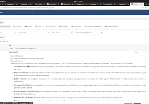 LangFlow based Knowledge Bot