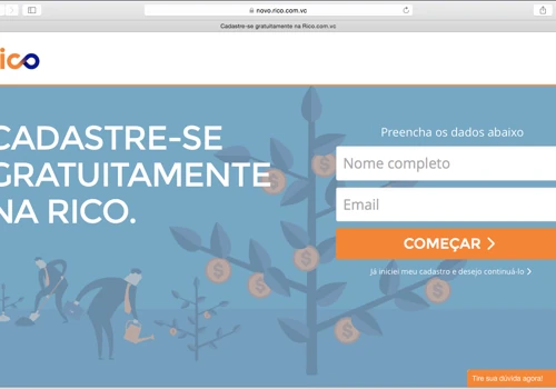 New Rico registration site