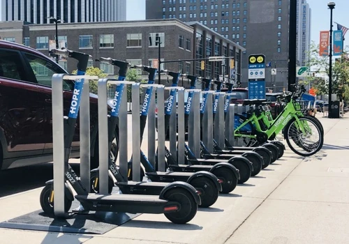 Bike and Scooter Docking Station