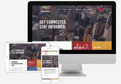Detroit Economic Club Website Redesign