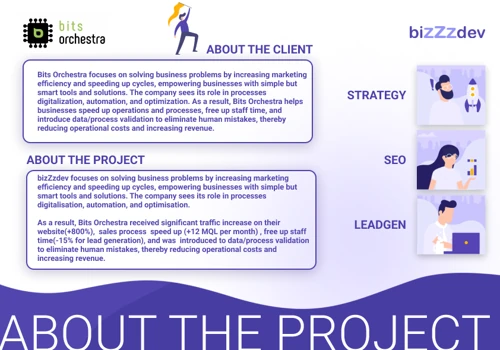 Lead generation and SEO services for IT-company