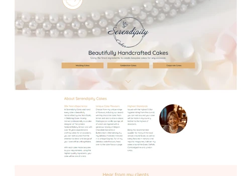 Serendipity Cakes New Website