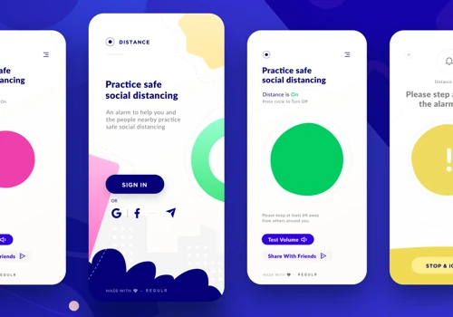 Distance - social distancing alert app