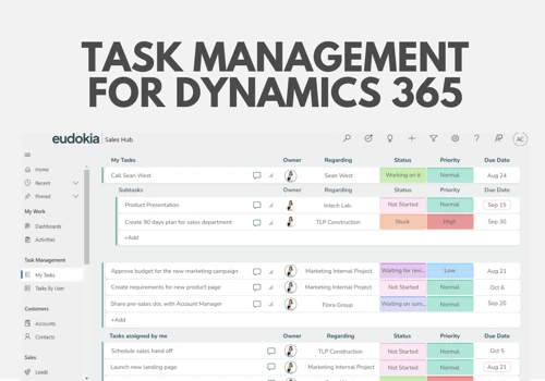 Task Management for Dynamics 365