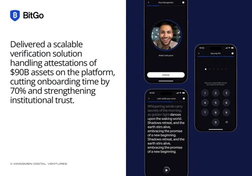 Institutional mobile app for BitGo