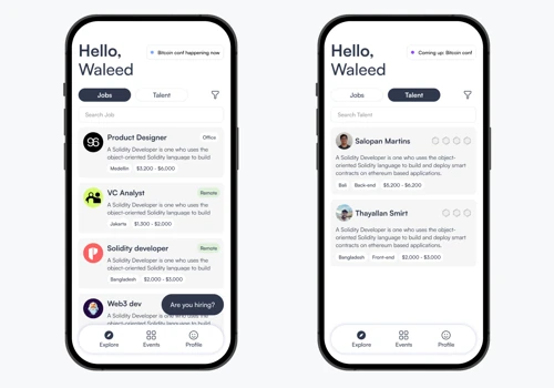 FlutterXchange: Mobile app MVP design