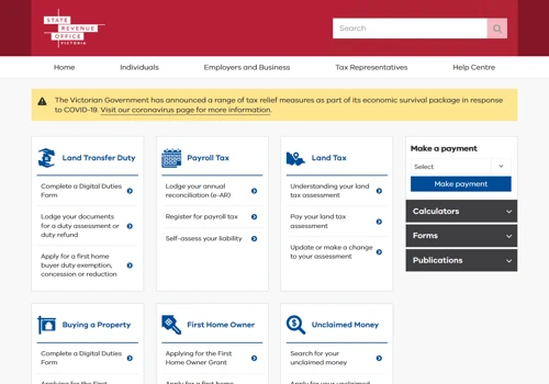 State Revenue Office of Victoria - Drupal website redevelopment