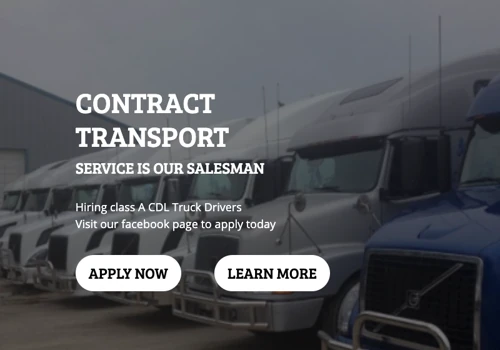 Contract Transport Website