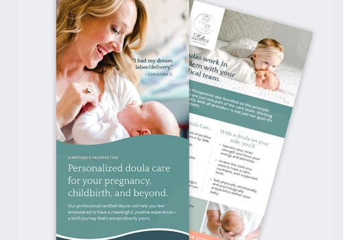 Rack Card for Doula Agency