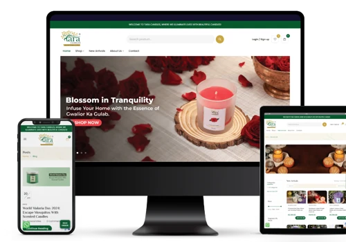 495.1% Traffic Boost for a Sustainable Candle eCom