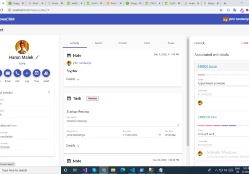PWA CRM App