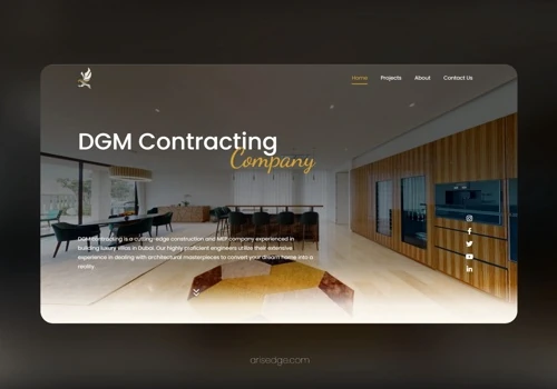 DGM Contracting Website Design