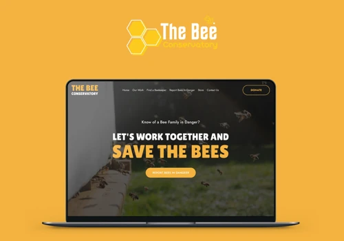 Website for The Bee Conservatory