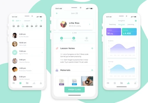 TuneKey - Music lessons app