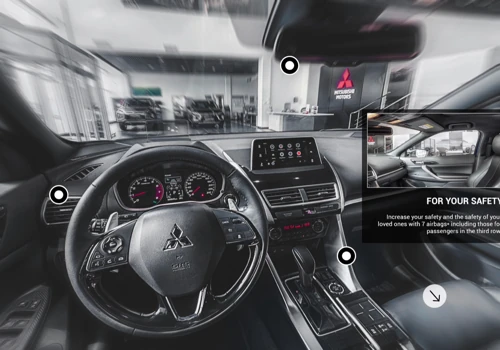 360° immersive widgets for Mitsubishi Motors