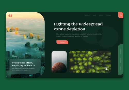 Web design for Earthpedia