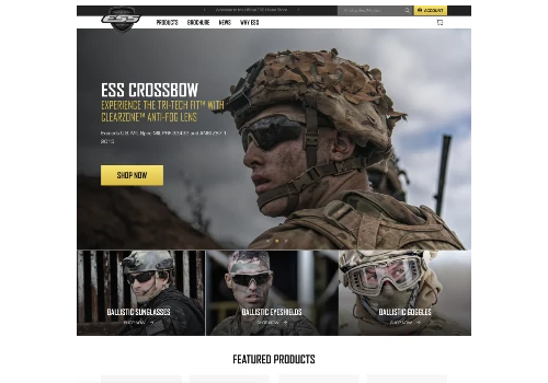 ESS Eyepro: Defense Industry - Magento Store