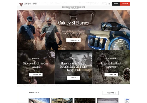 Oakley: Sporting Goods - Customer Storyblog