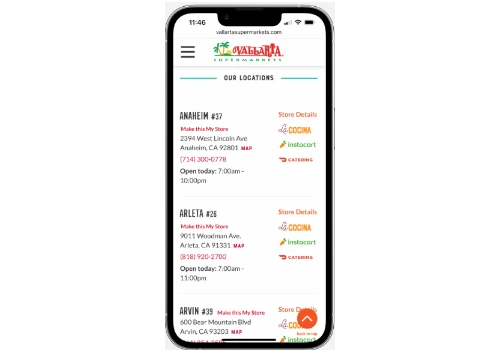 Vallarta: Retail Grocery - Friendly Mobile UX