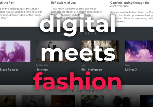Curated web platform about fashion and photography