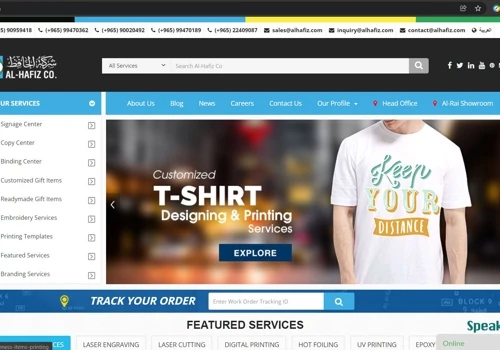Created Ecommerce website