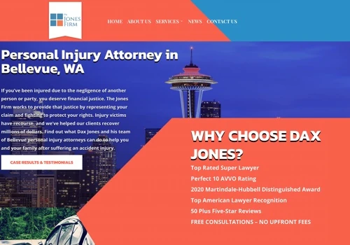 The Jones Firm - Local SEO, Website