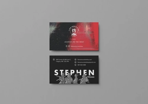 Flame Mountain Business Card