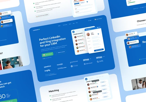 Redesign & Rebranding for LinkMatch