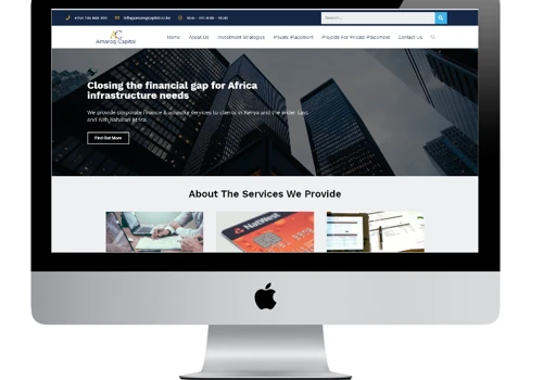 Amarog Capital Web Design