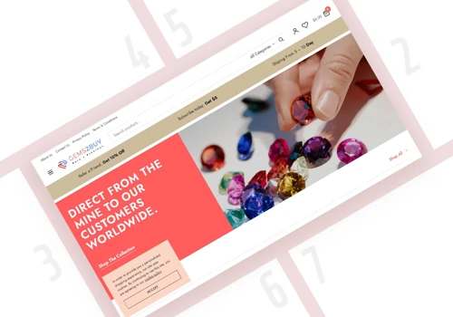 Gems2Buy eCommerce Website