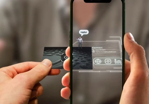 AR business card