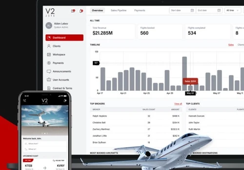 Private Jets Booking System - V2 Jets