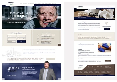 Knoxville Hospial & Clinics Website