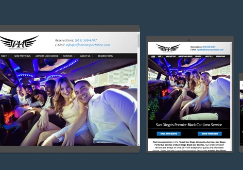 Limousine Company Website & Marketing